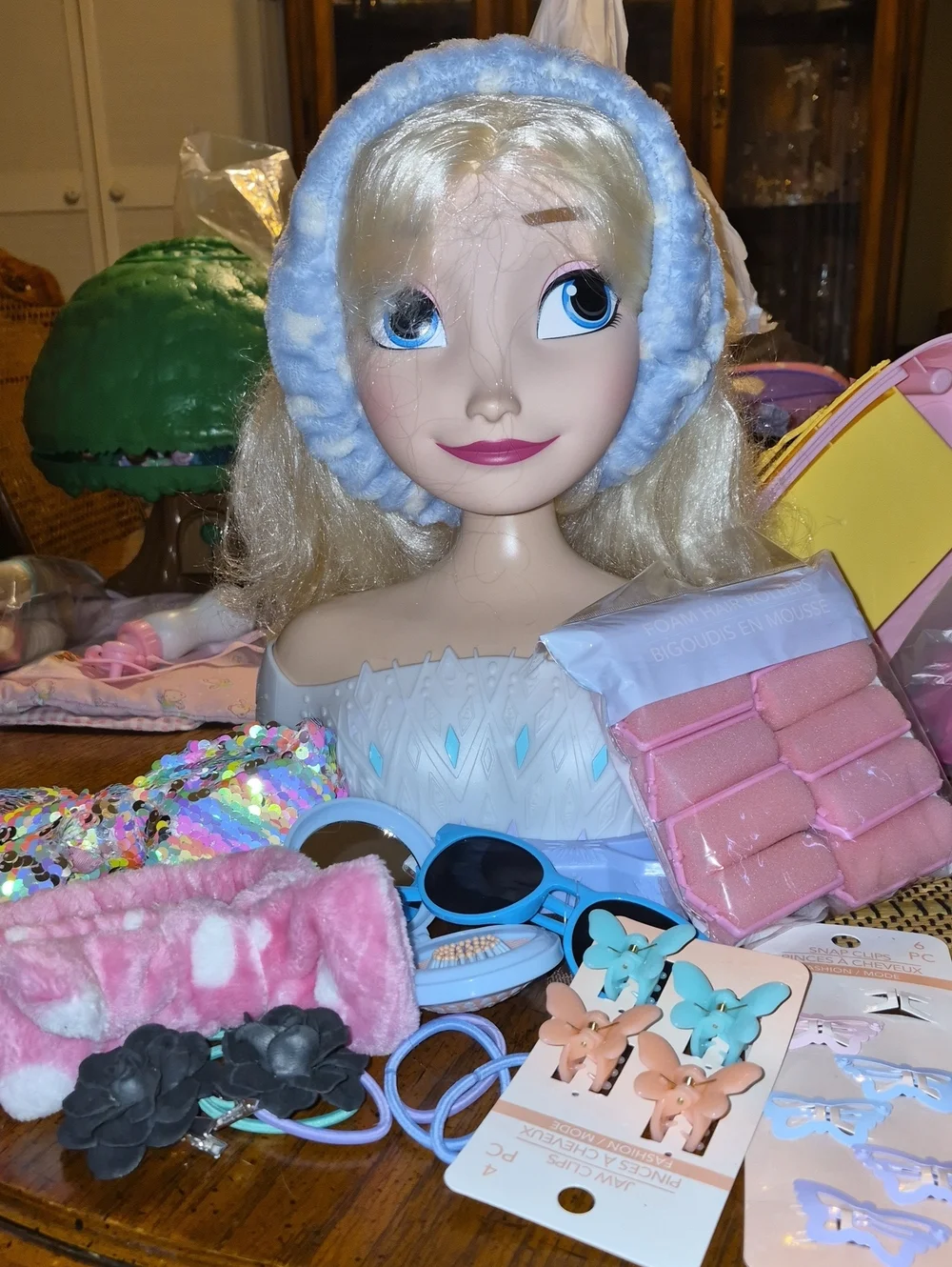 Disney Elsa Styling Head with Accessories